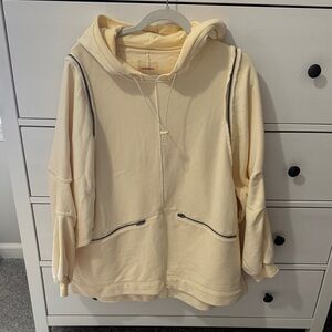 FREE PEOPLE MOVEMENT Hoodie with Zipper Details